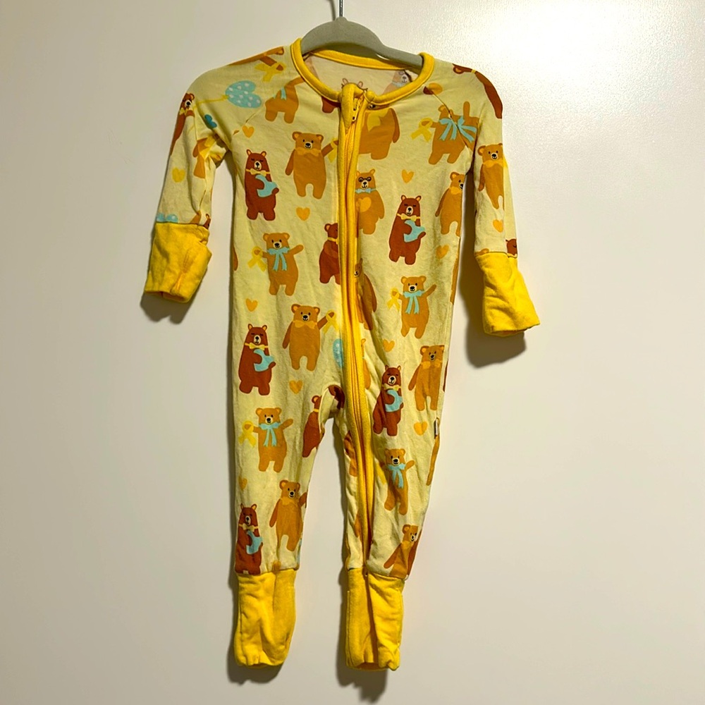 Little Sleepies Bear Hugs Zippy Newborn